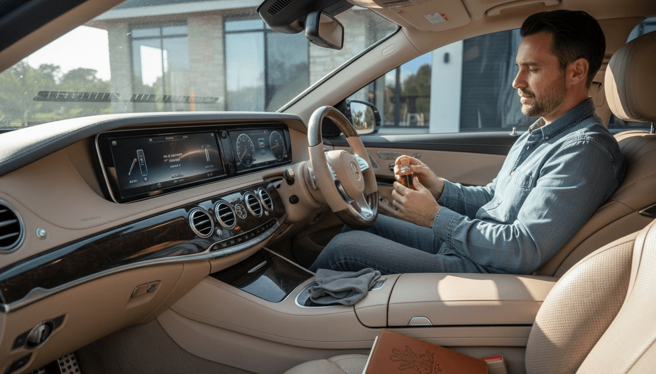 Essential oil car scent guide for luxury vehicles 2026